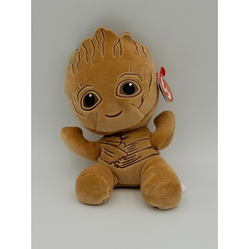 Ty Beanie Babies Marvel Groot Guardians of the Galaxy Plush Collectible NWT